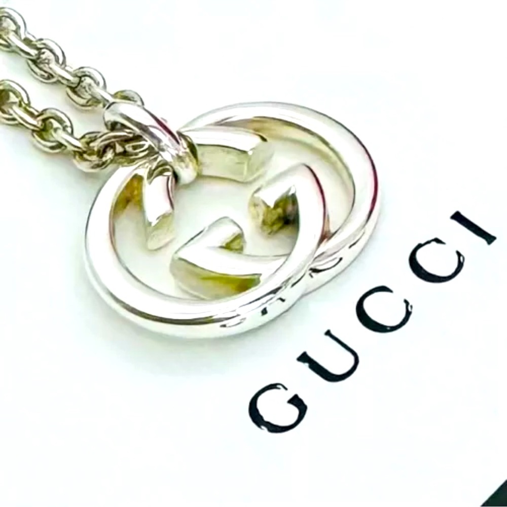 Gucci 925 Sterling Silver Luxury Necklace - Picture 1 of 7